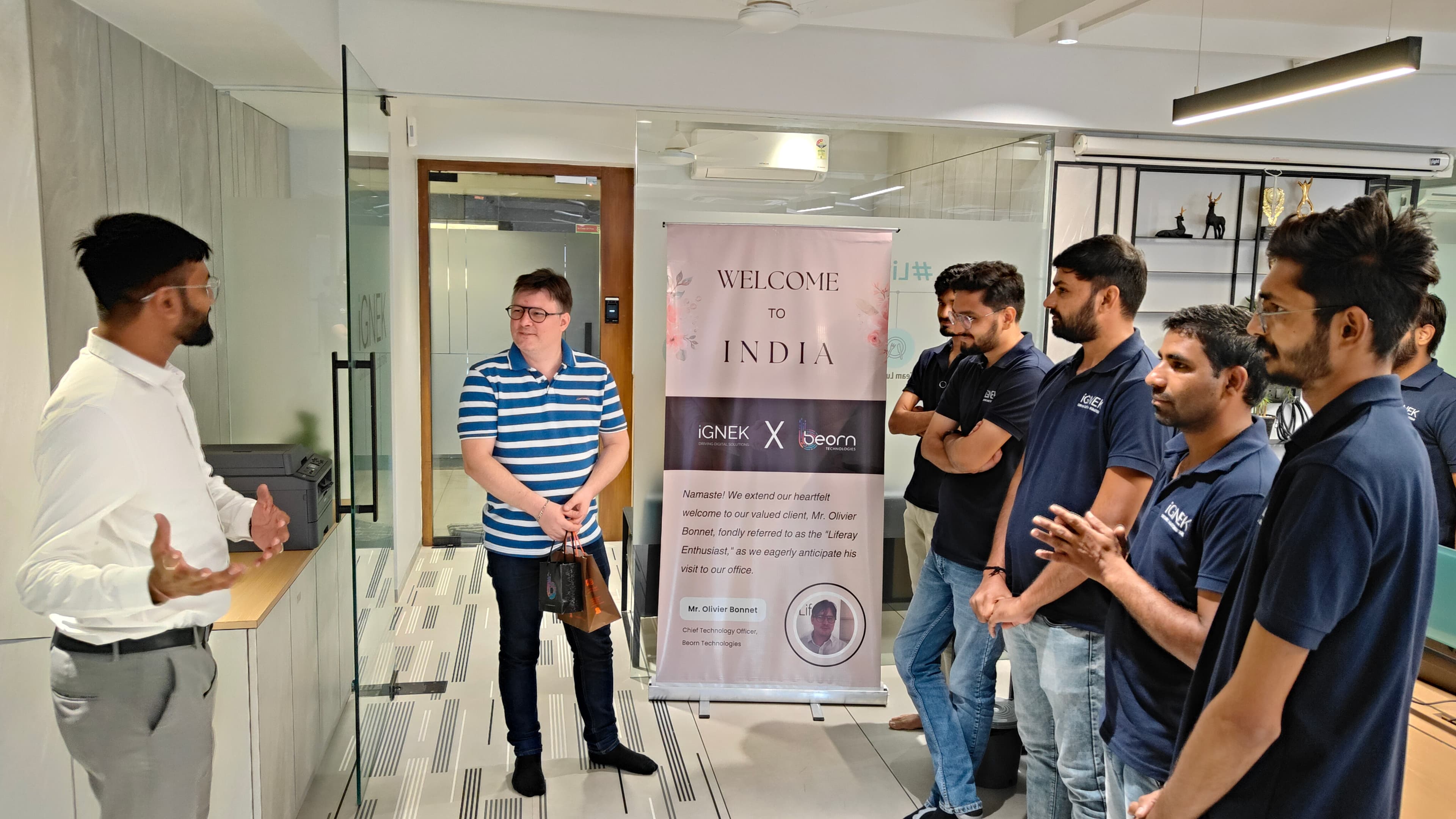 Client's Visit at IGNEK office.