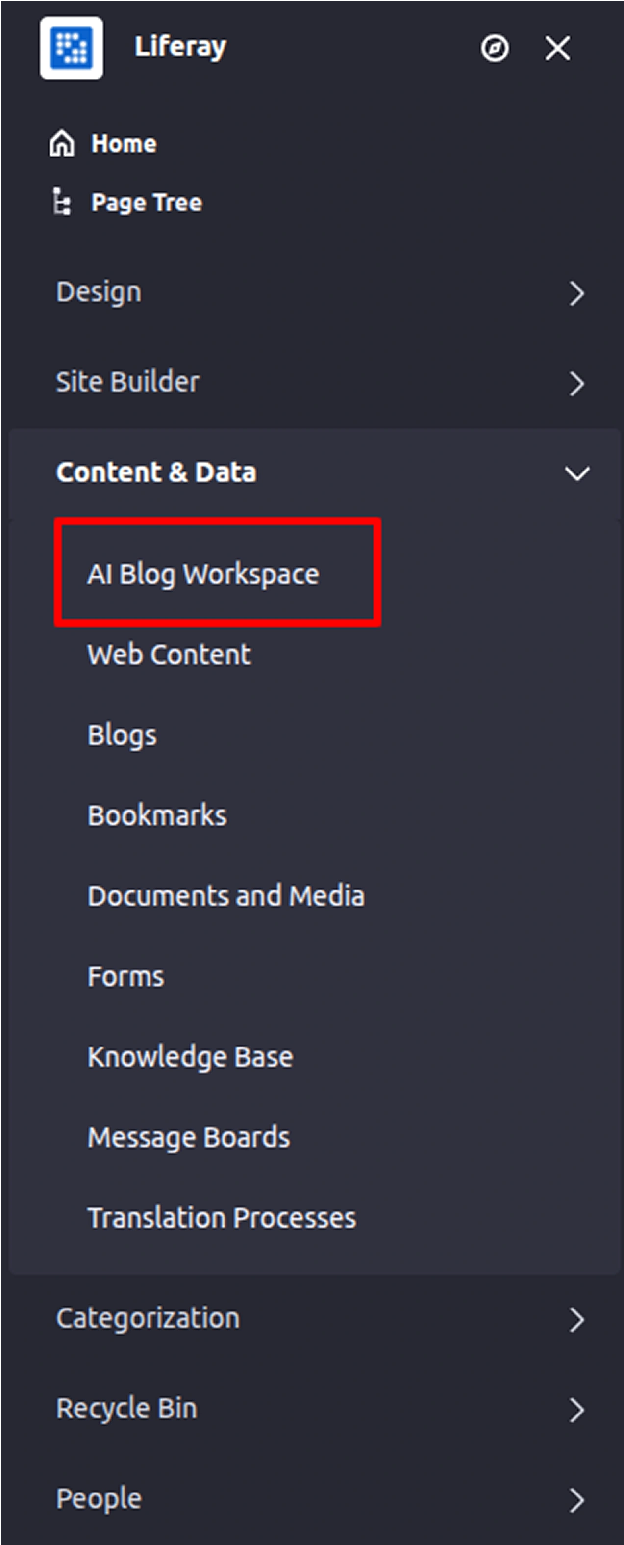 AI Blog Workspace For Liferay screenshot 8
