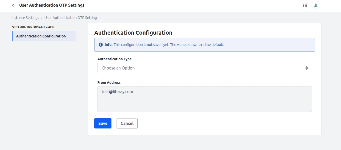Liferay CE Email MFA preview 1