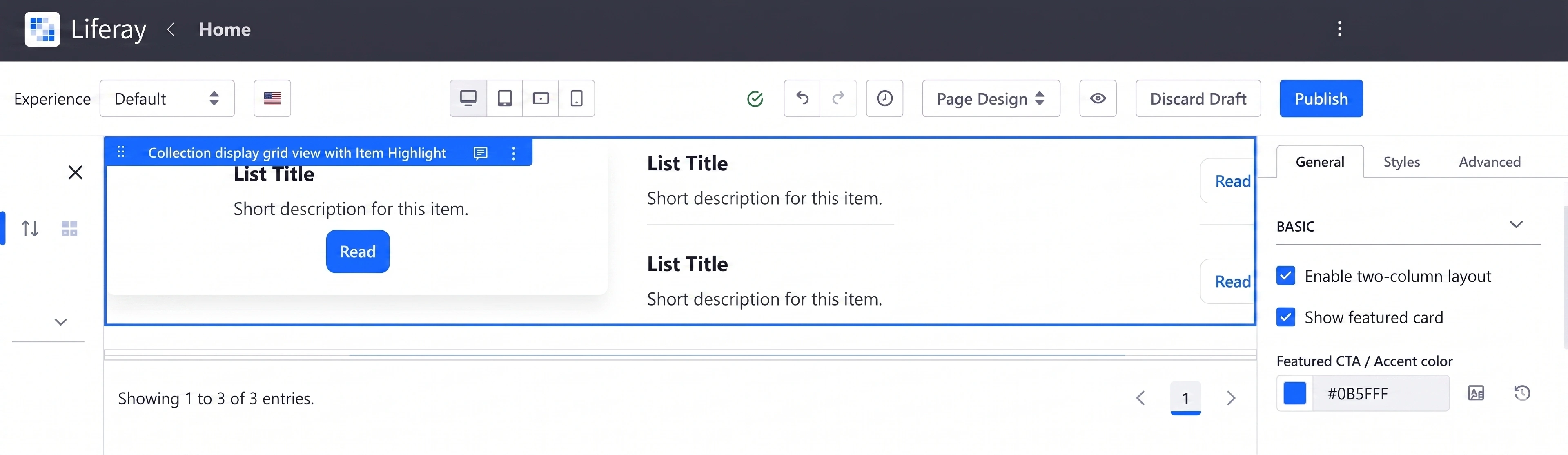 Collection display grid view with Item Highlight screenshot 4